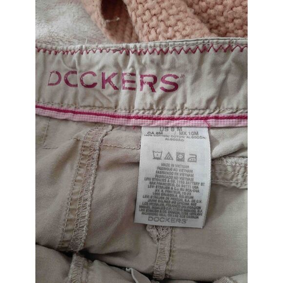 Dockers khaki Cargo sz 8M 100% cotton utility pants - Picture 4 of 4